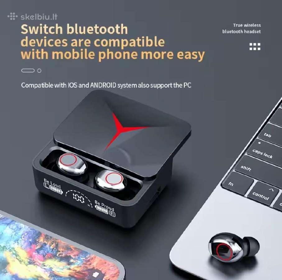 Bluetooth Tws M90 - nuotraukos Nr. 2