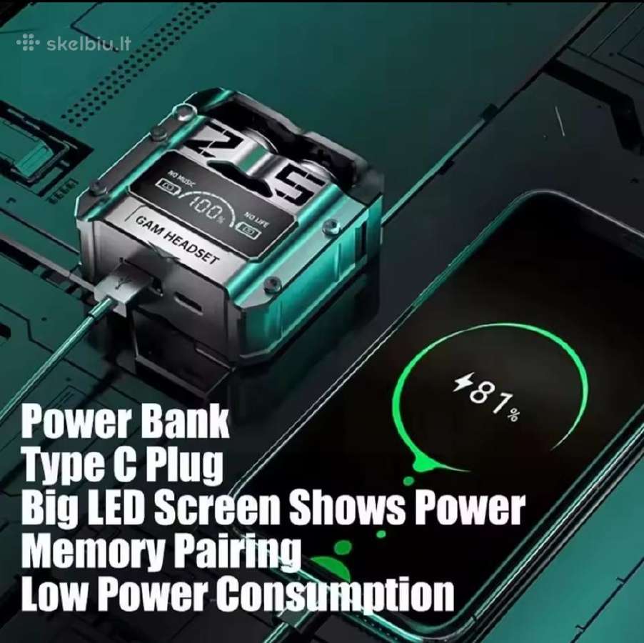 Tws M25 Bluetooth ausinės - nuotraukos Nr. 3