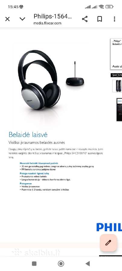 Ausines Philips Shc5100 - nuotraukos Nr. 7