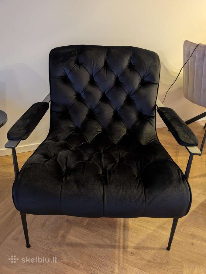 Krėslas Hanah Home Matilda, juodas