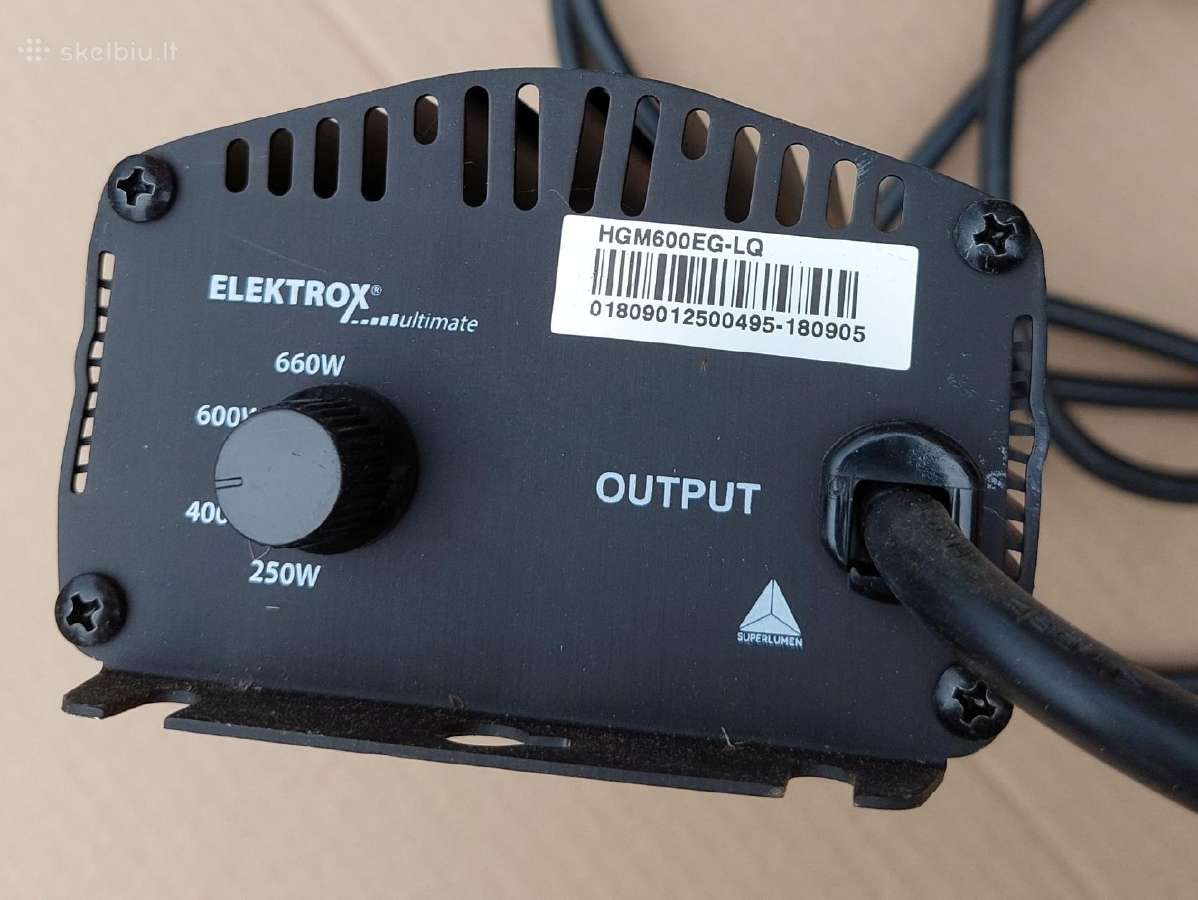 Lumatek 1000w elektroninis balastas - nuotraukos Nr. 4