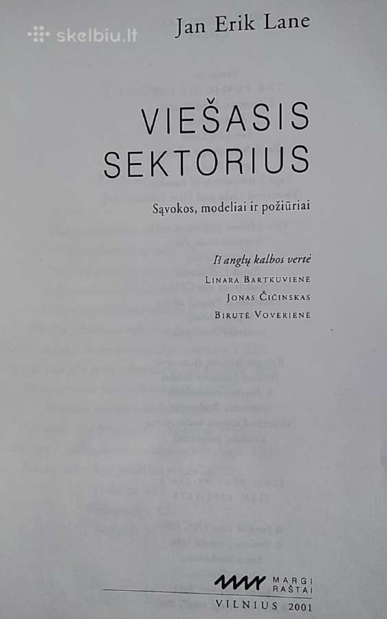 Viešasis sektorius. Sąvokos, modeliai ir požiūriai - nuotraukos Nr. 2