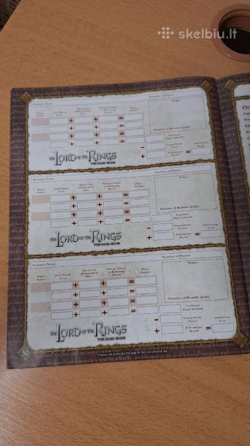 The Lord of the Rings The Card Game stalo žaidimas - nuotraukos Nr. 5