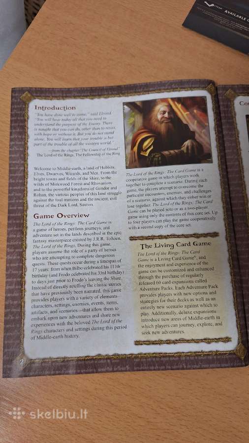 The Lord of the Rings The Card Game stalo žaidimas - nuotraukos Nr. 7