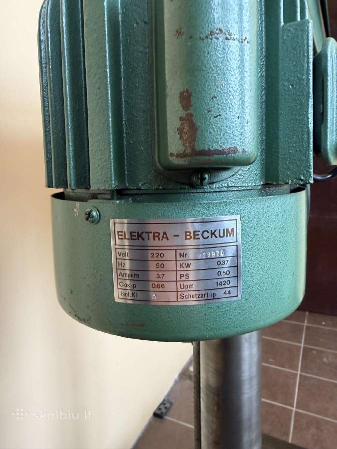 Parduodu gręžimo stakles Elektra Beckum Tb20 - nuotraukos Nr. 6
