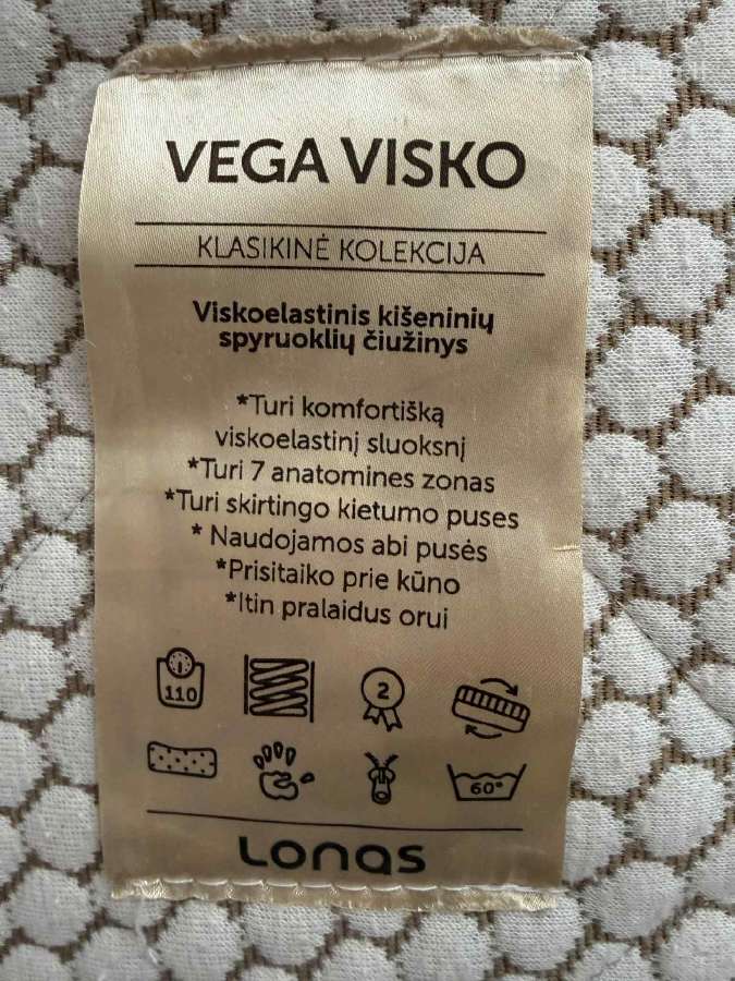 Parduodu lovą su čiužiniu - nuotraukos Nr. 6