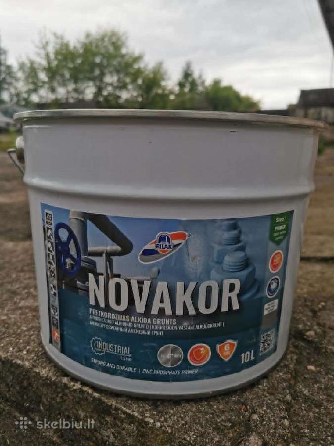 Metalo gruntas Rilak Novakor, 10 l