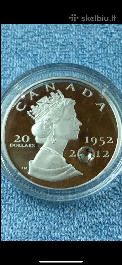 Moneta Canada 2012m. 20 dollars, sidabras