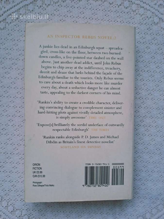 Ian Rankin Hide & Seek knyga anglų kalba - nuotraukos Nr. 2