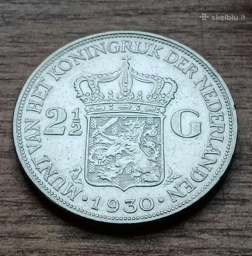 Nyderlandų 2 1/2 guldeno 1930 m.