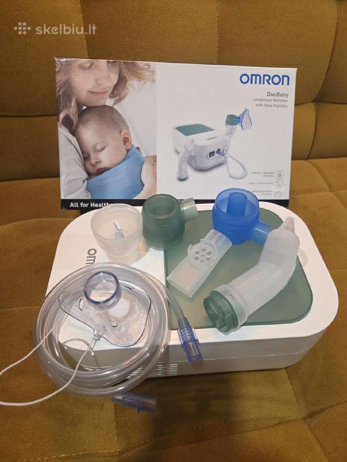 Omron Duobaby - inhaliatorius kūdikiams + aspirato - nuotraukos Nr. 5
