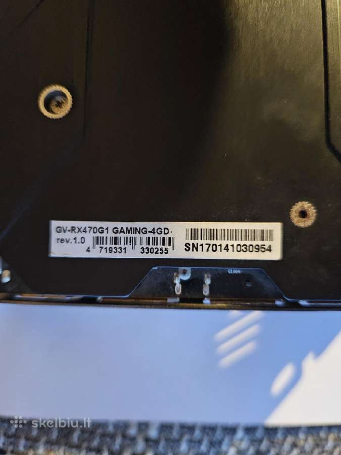 Gigabyte Rx 470 4gb G1 Gaming - nuotraukos Nr. 3