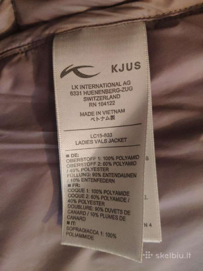 Kjus moteriška pūkinė striukė - nuotraukos Nr. 5