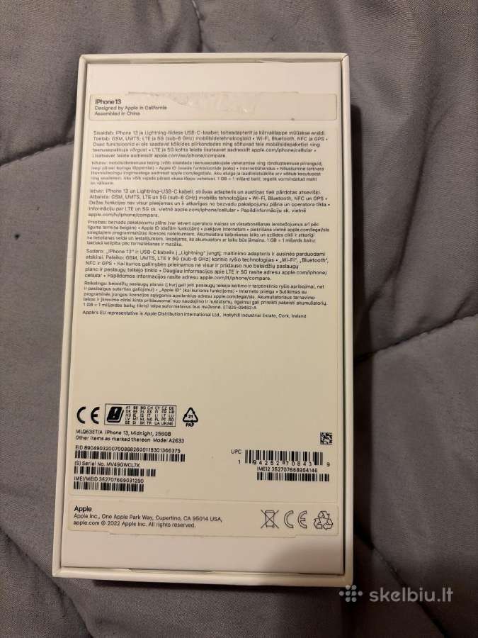iPhone 13 256gb - nuotraukos Nr. 7