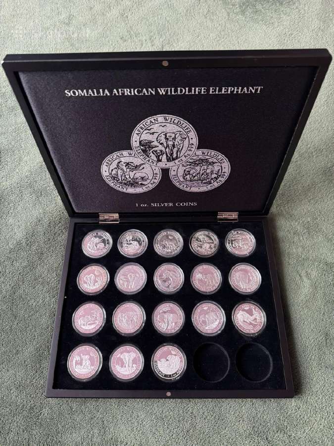 Sidabras 1oz monetos, drambliai 2009-2026m