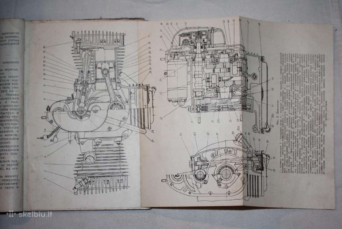 Karinio K-750b motociklo gamyklinė knyga 1965 m. - nuotraukos Nr. 7
