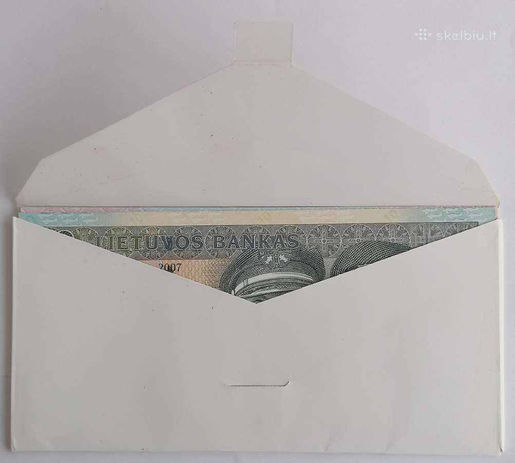 Litų banknotų pavyzdžiai - nuotraukos Nr. 2