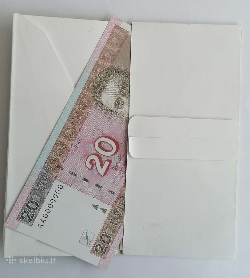 Litų banknotų pavyzdžiai - nuotraukos Nr. 7