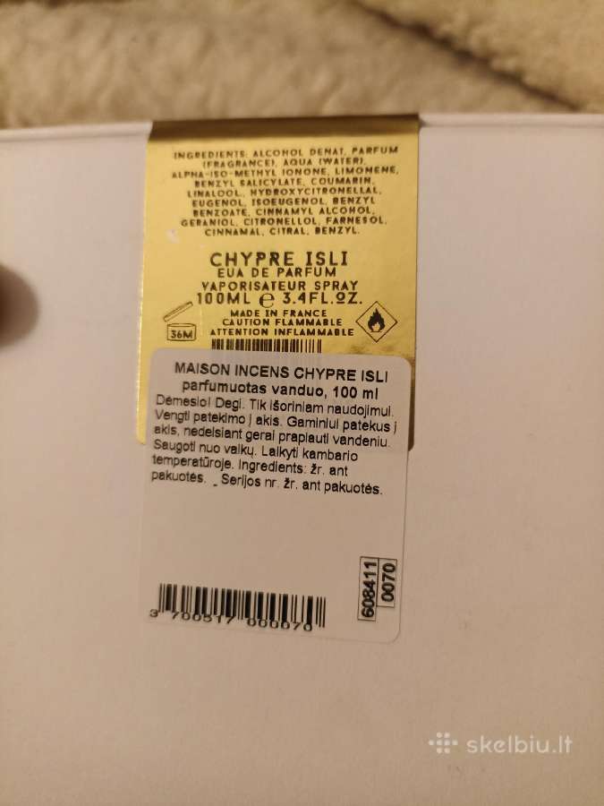 Maison incens Chypre Isli Edp 100 ml - nuotraukos Nr. 2