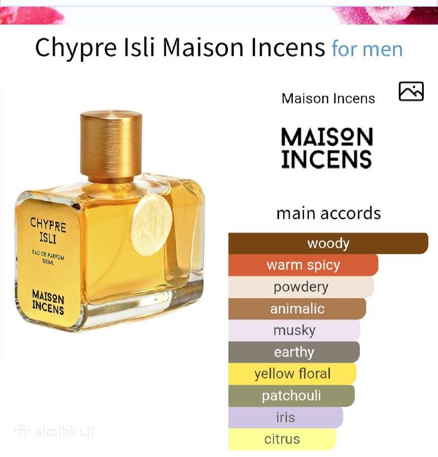 Maison incens Chypre Isli Edp 100 ml - nuotraukos Nr. 3