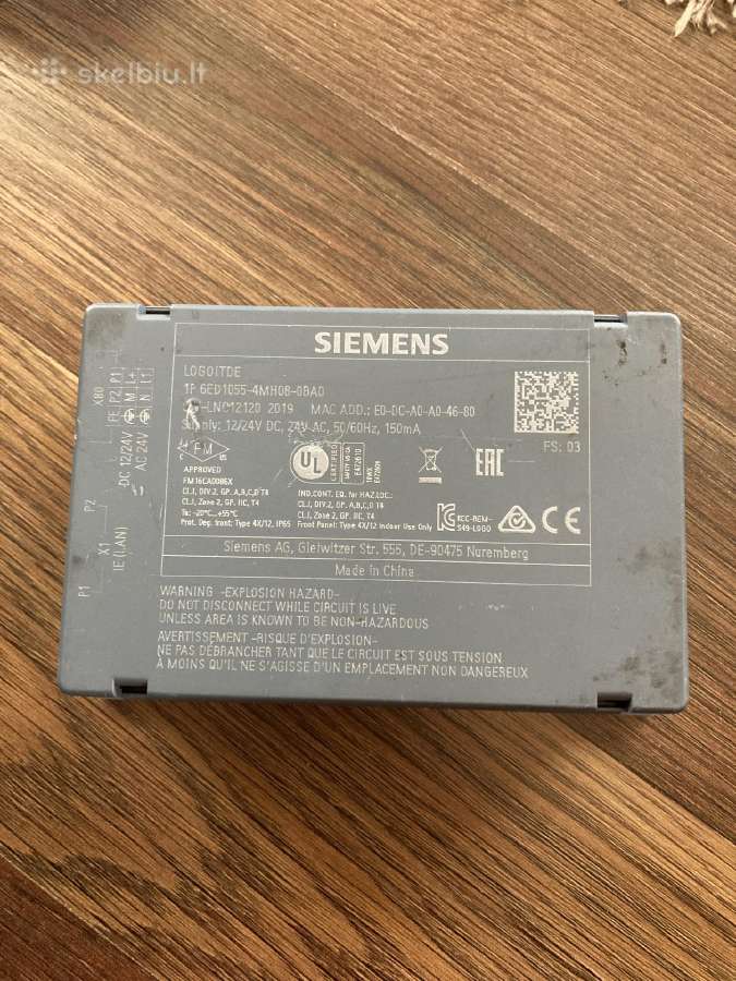Siemens valdiklis su išplėtimo moduliu - nuotraukos Nr. 5