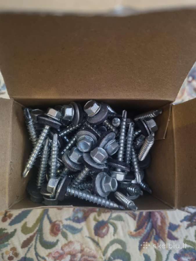 Cinkuotas savisriegis su tarpine Rawlplug, 4,8 x3