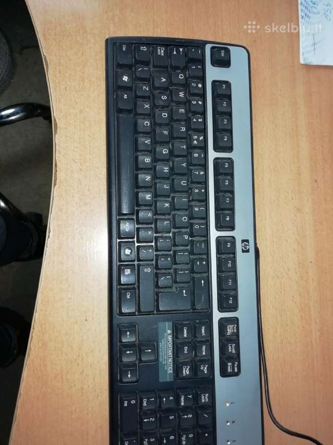 Parduodu naudotas Hp klaviatūras Usb, Ps/2