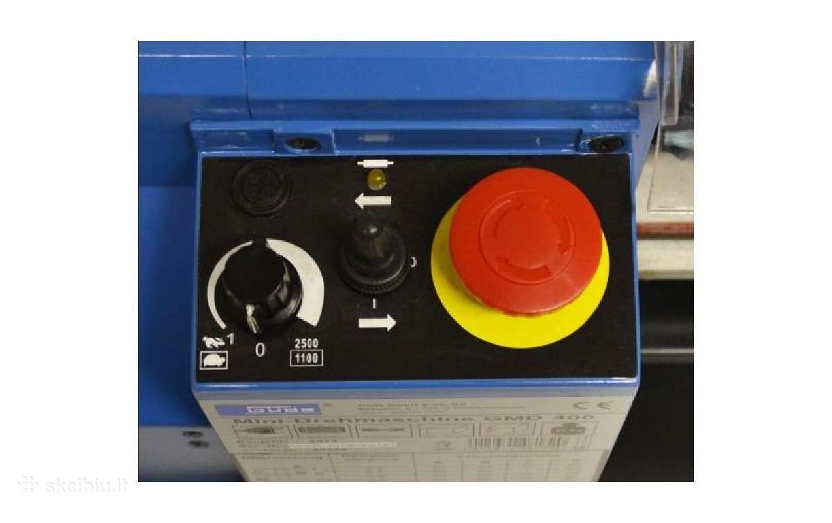 Metalo / medienos tekinimo staklės 370w 230v - nuotraukos Nr. 2