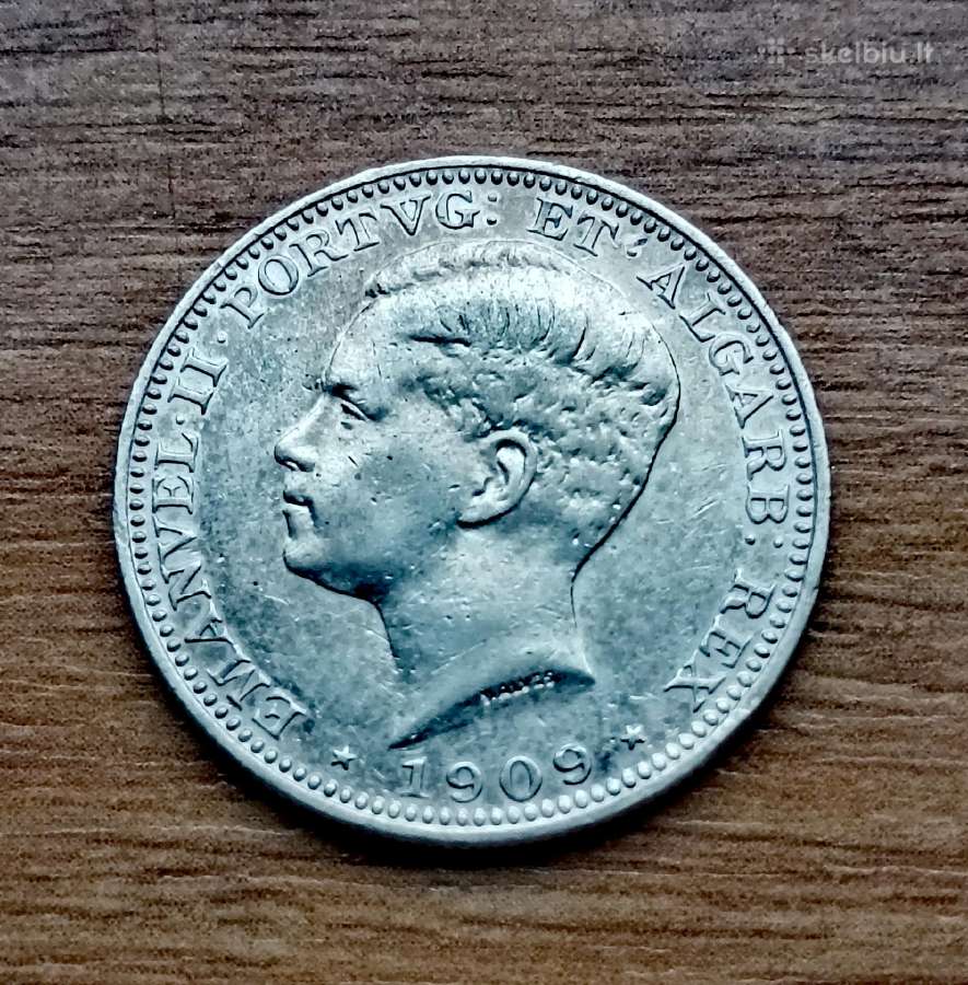 Portugalijos 200 realų 1909 m. - nuotraukos Nr. 2