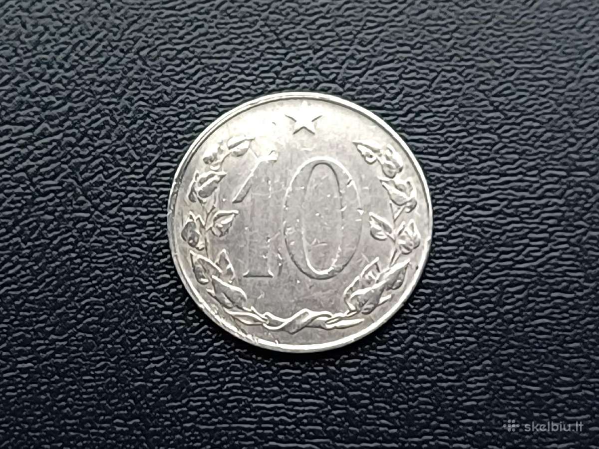 10 helerių 1956m. Čekoslovakija