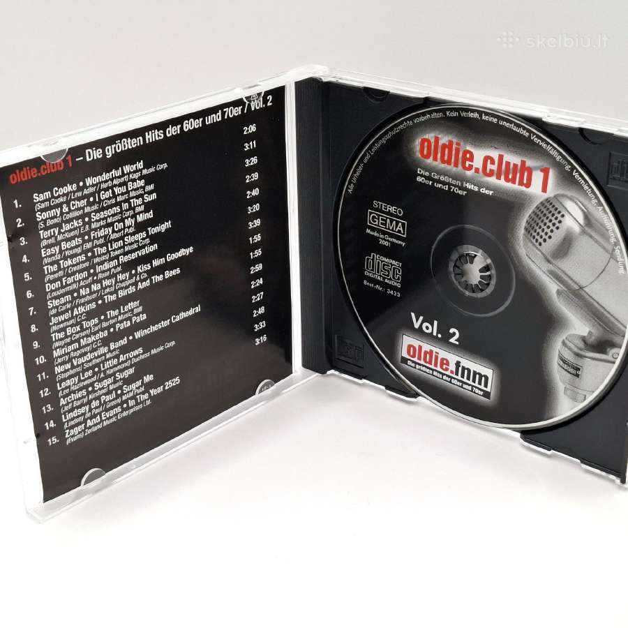 Oldie Club 1 (60s, 70s) vol. 2 (CD, rinkinys) - nuotraukos Nr. 3