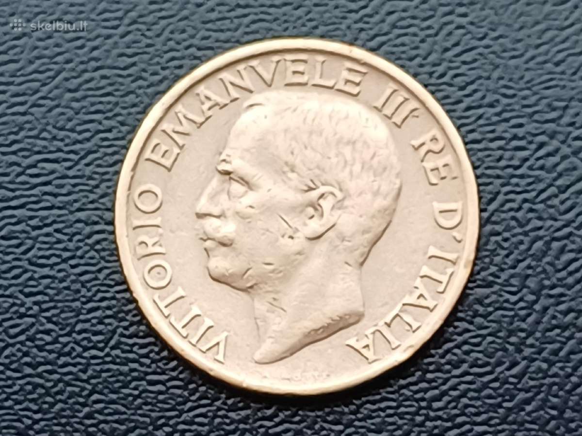 10 čentisimų 1921m. Italija - nuotraukos Nr. 2