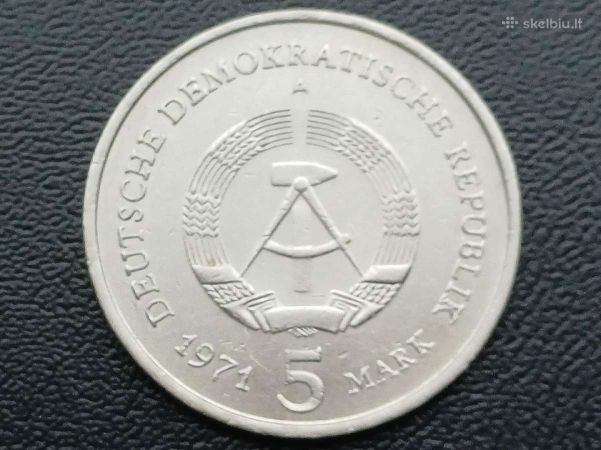 5 markes 1971m. VDR. - nuotraukos Nr. 2