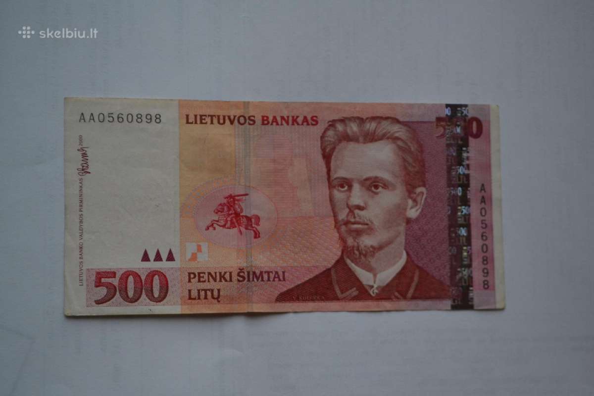 500 Litu 2000 m.aa
