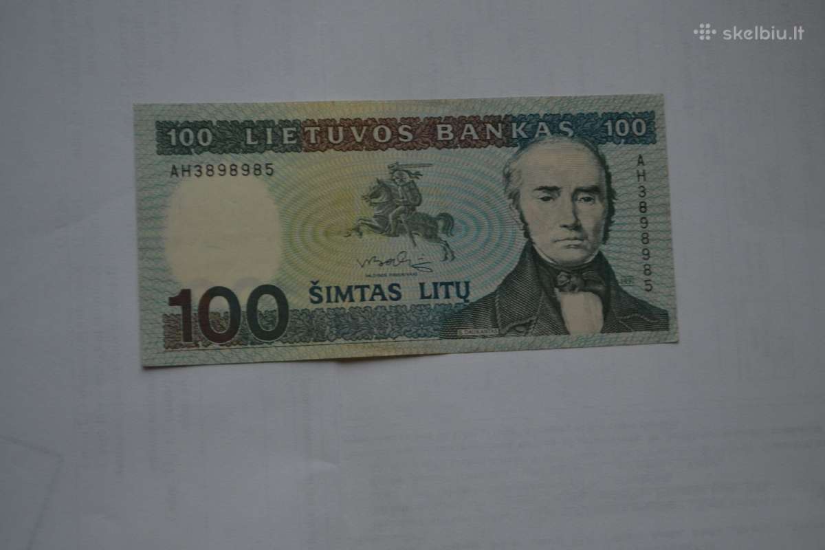100 Litu 1991 m.ah