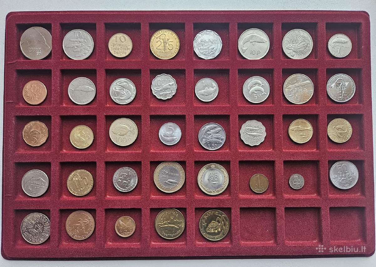 Monetų rinkinys 55 eur.
