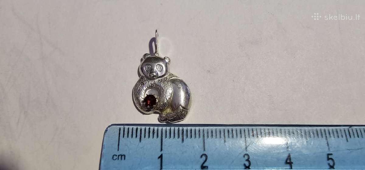 Panda Sidabrinis pakabukas 925