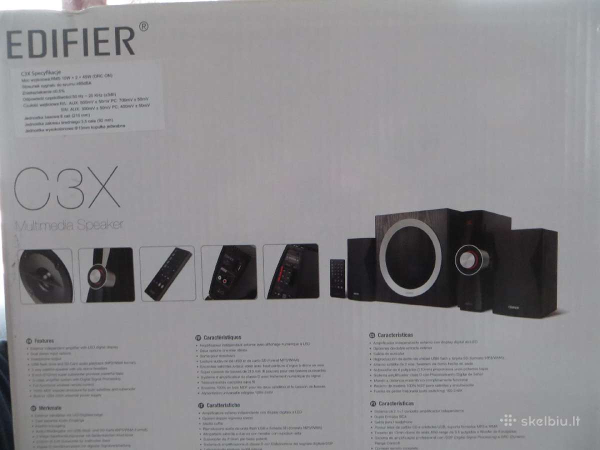 Edifier multimedia C3x, 65w - nuotraukos Nr. 2