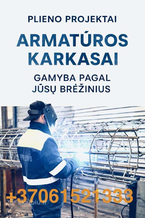 Armatūra, armatūriniai karkasai - nuotraukos Nr. 2