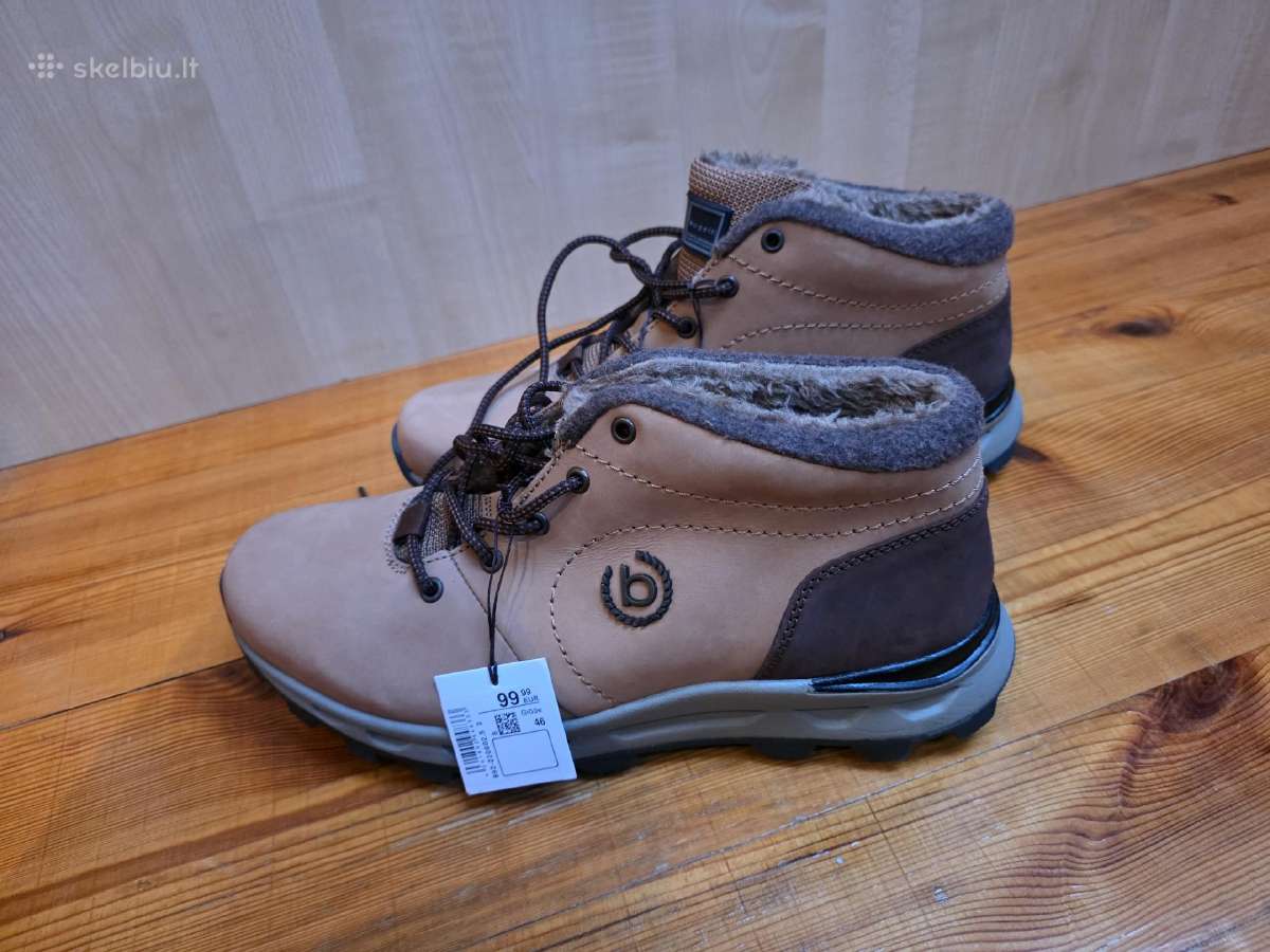 Bugatti vyriški žieminiai batai, odiniai, nauji 46 - nuotraukos Nr. 6