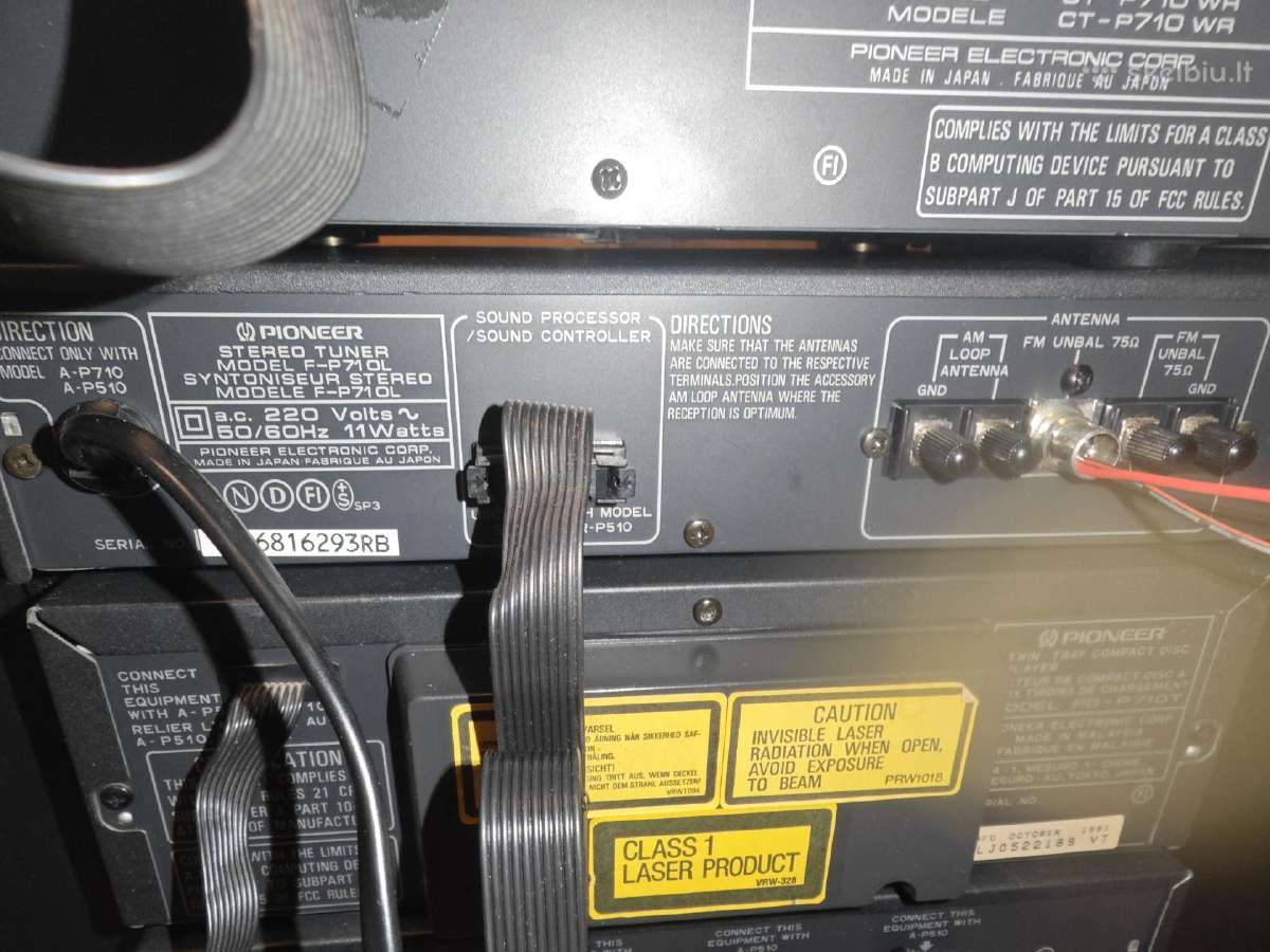Muzikis centras Pioneer a- p 710 - nuotraukos Nr. 13