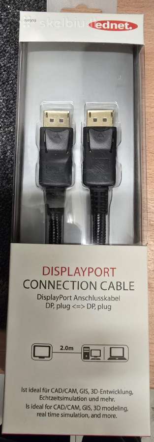 Display port jungiamasis kabelis 2m