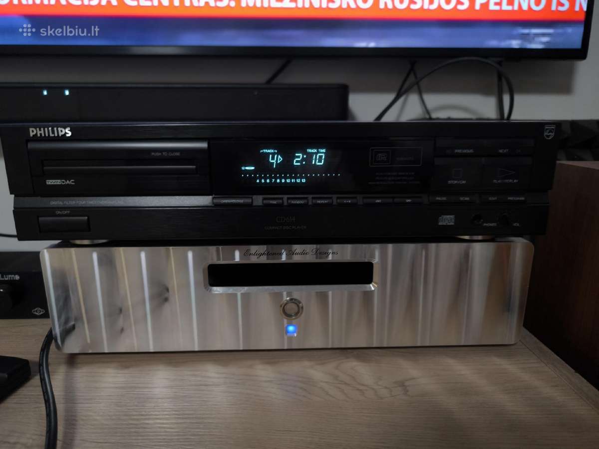 Philips CD grotuvas+diskai