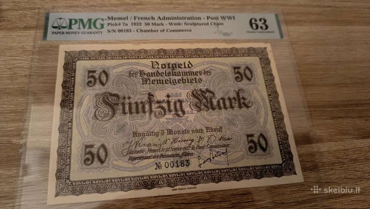 1922 50 mark - nuotraukos Nr. 2