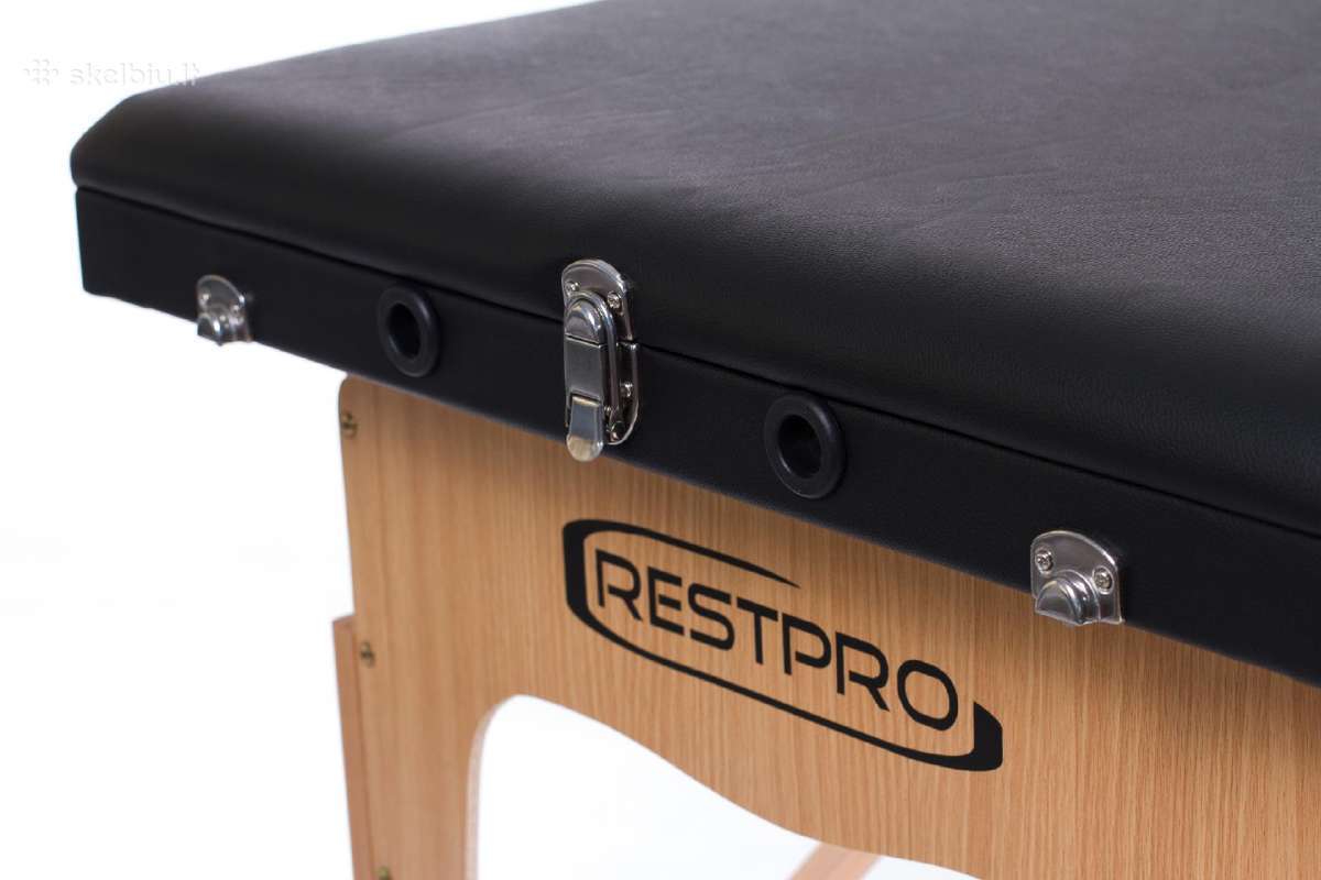 Sulankstomas masažo stalas Restpro Classic-3 Black - nuotraukos Nr. 7