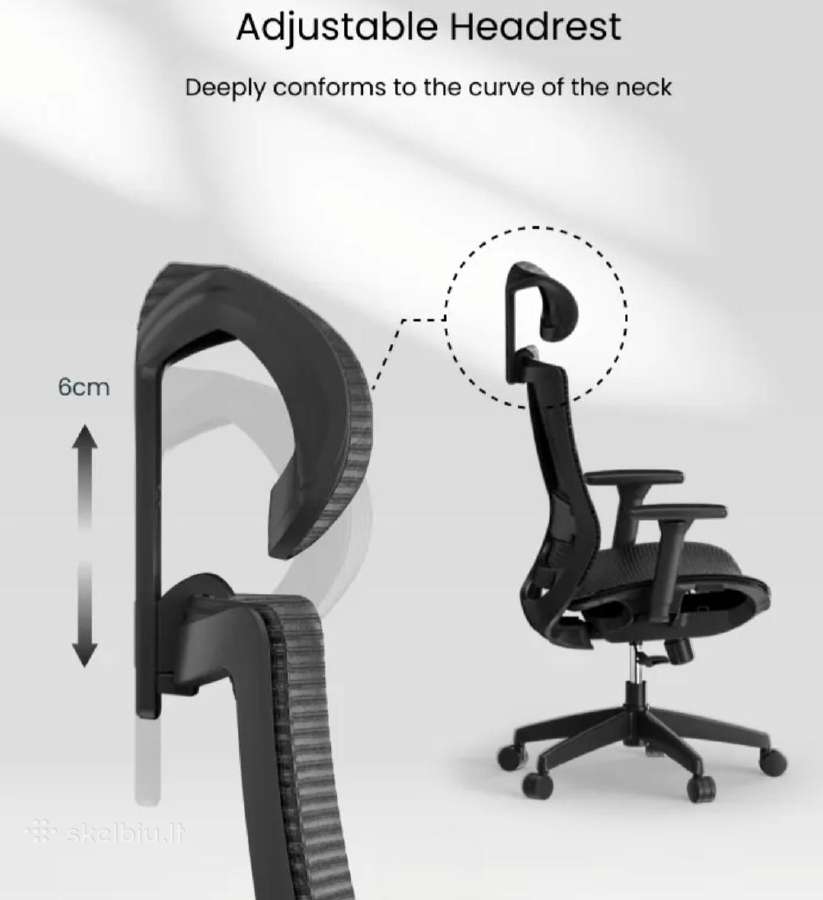 Nauja ergonominė biuro kėdė - nuotraukos Nr. 4