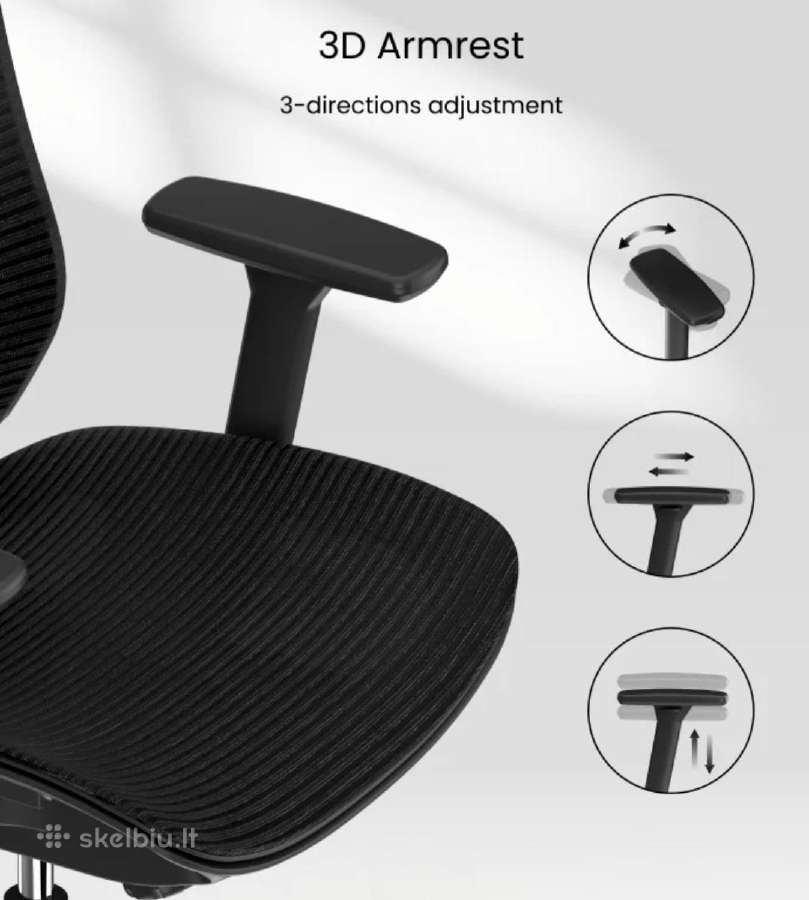 Nauja ergonominė biuro kėdė - nuotraukos Nr. 5