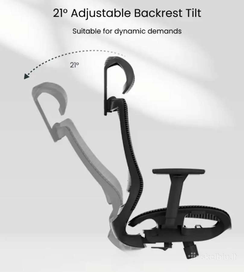 Nauja ergonominė biuro kėdė - nuotraukos Nr. 7