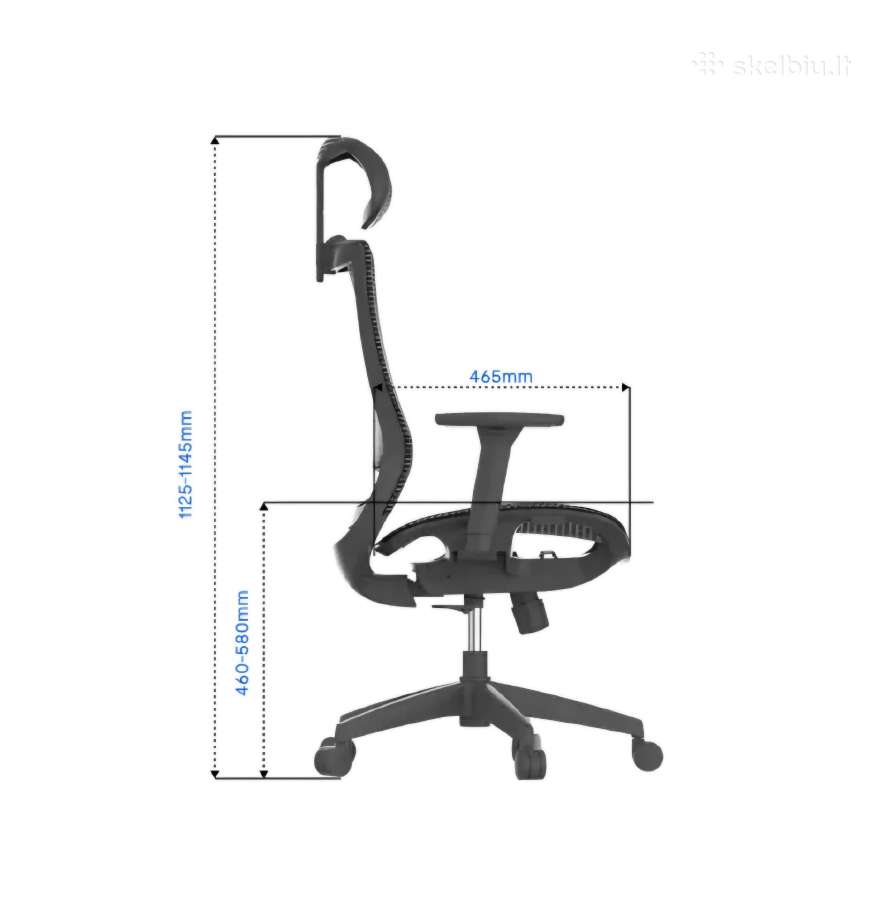 Nauja ergonominė biuro kėdė - nuotraukos Nr. 9