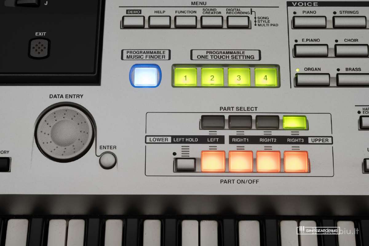 Yamaha Tyros (1st gen) sintezatorius - nuotraukos Nr. 7